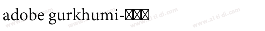 adobe gurkhumi字体转换